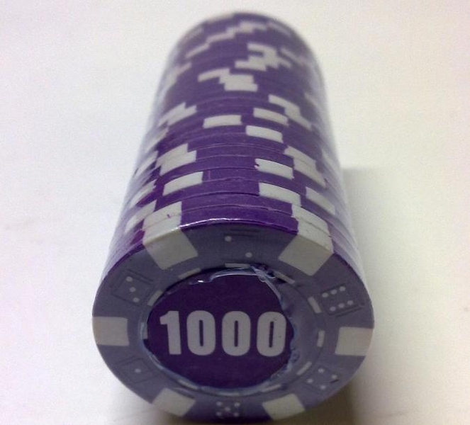 Recargas 25 Fichas de Poker Dice valor 1000