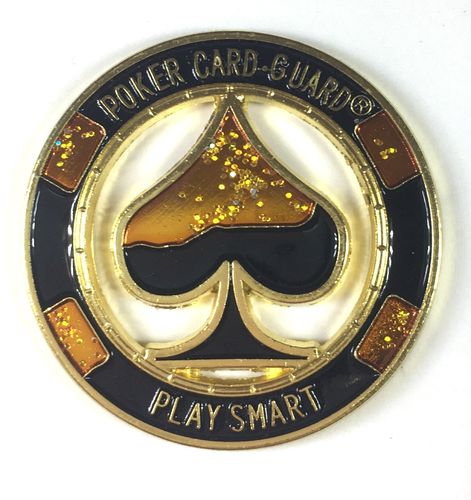 Card Guard Play Smart dourado