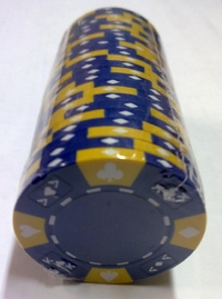 Fichas de Poker Clay AK azul