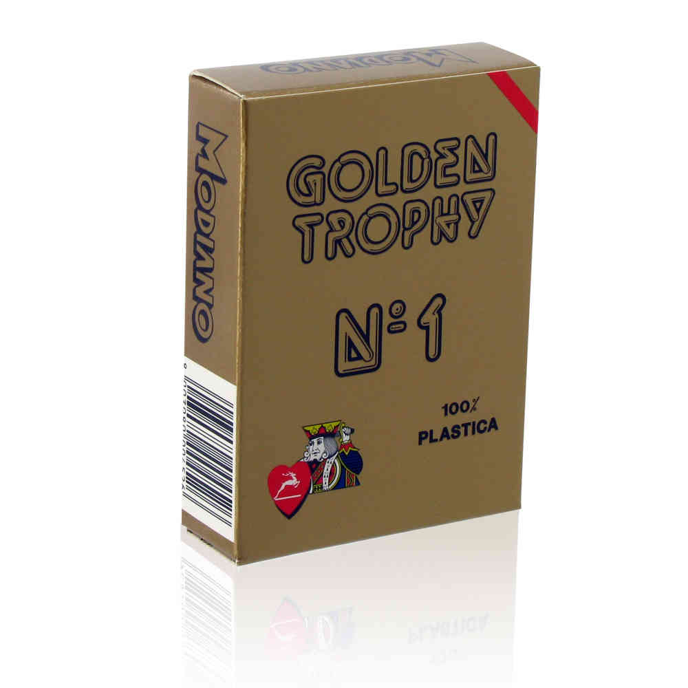 Carte Modiano Poker Golden Trophy 4 Standard Index 