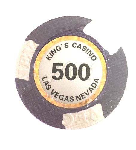 25 King's Clay Chips value 500