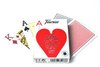 Cartes Fournier 100% plastique Jumbo Poker rouge
