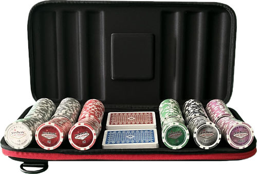 Poker Chips Set Las Vegas