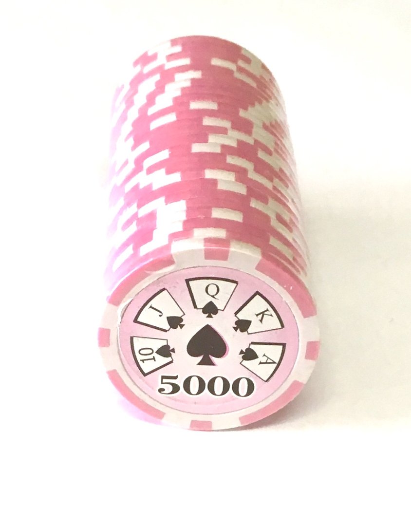 value 5000 Route of 25 chips ept High Roller Poker Replica Ceramic 10 GR 