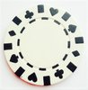 PAck 100 Jetons de Poker Suited blanc OUTLET