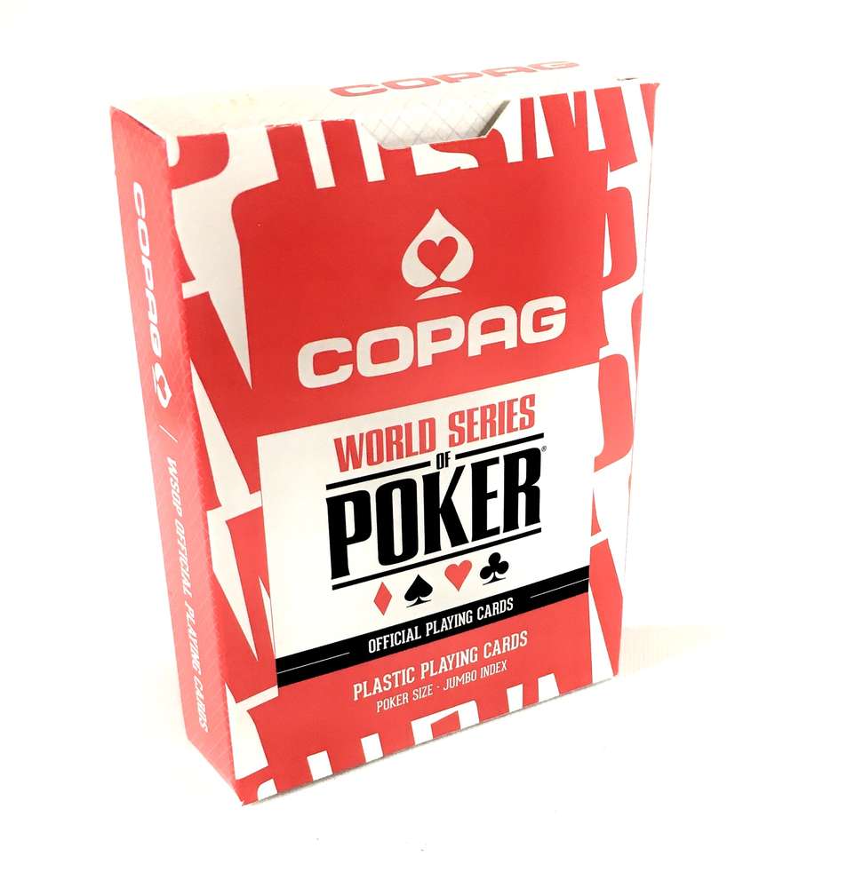 2018 Authentic Decks Used at WSOP Copag Poker 100% Plastic Playing Cards * 2 