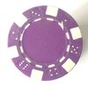 Recharge de 25 Jetons de Poker Dice clair violet