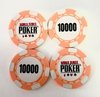 Rolls of 25 Chips WSOP 10.000