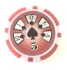25 Fichas Poker High Roller valor 5 OUTLET